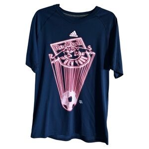 ADIDAS New York Red Bulls MLS Soccer Tee Shirt